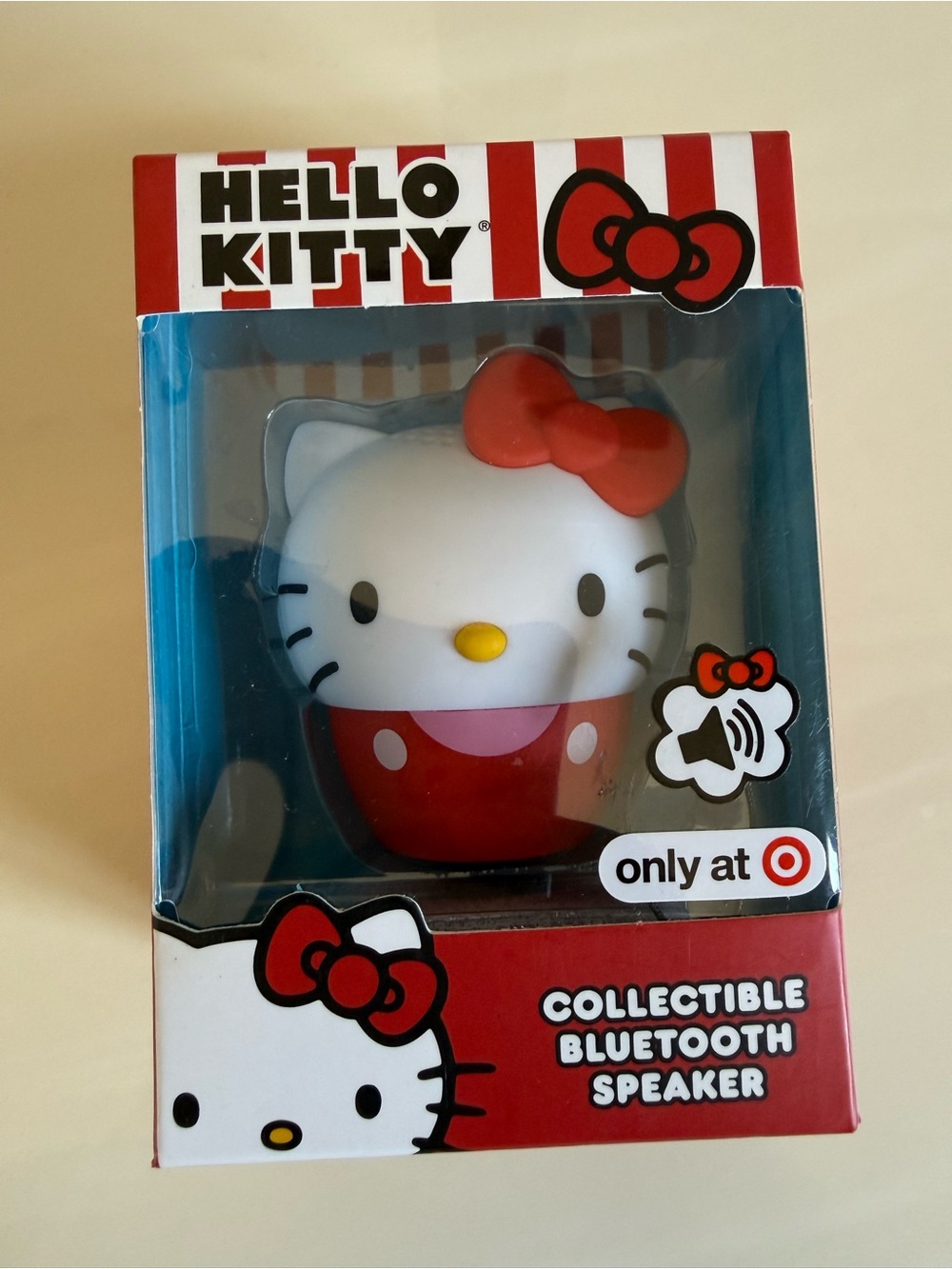 New Hello Kitty Red & White Collectible Bluetooth Speaker - Target Exclusive